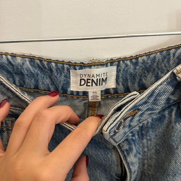 Long denim maxi skirt - Picture 2 of 2